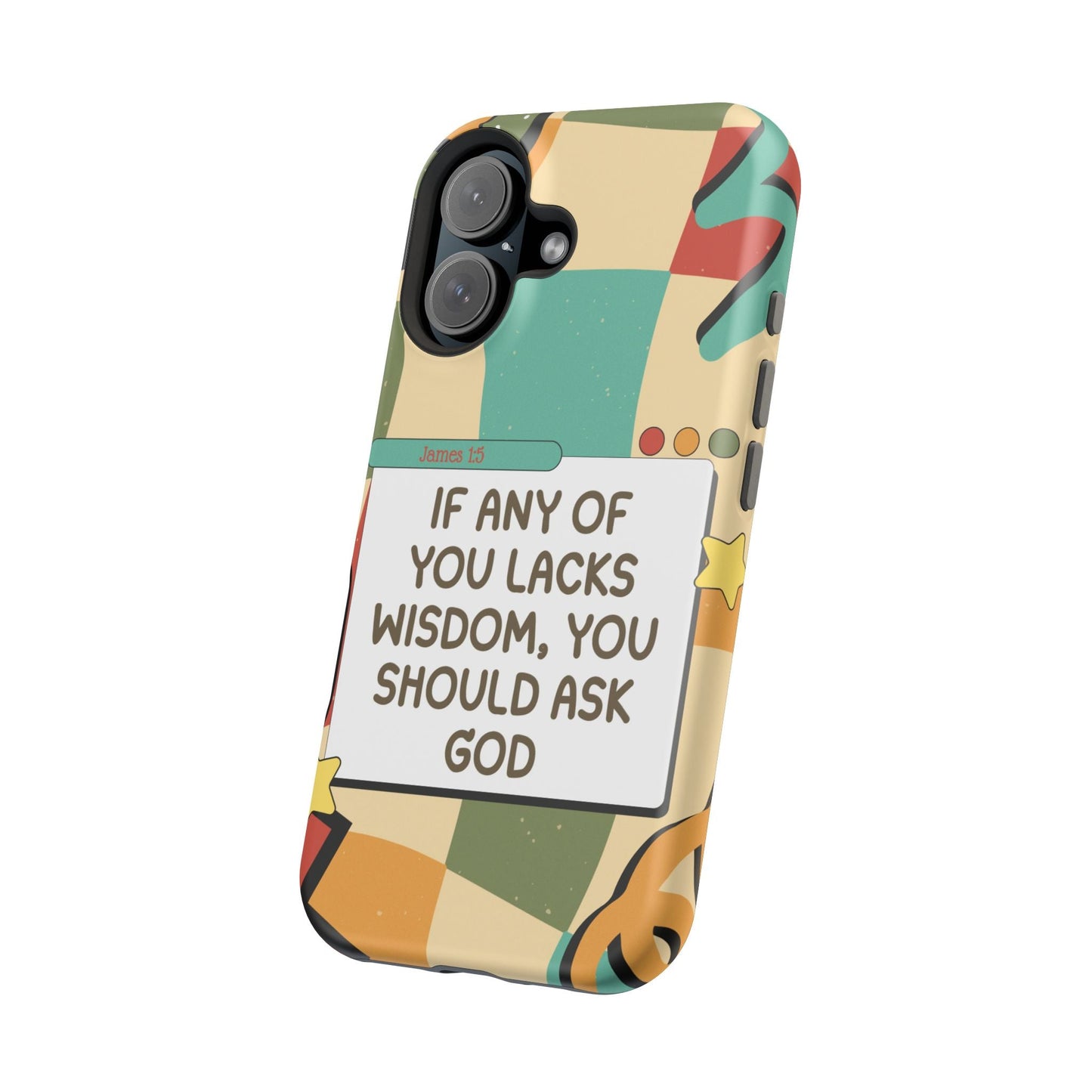 James 1:5 Retro Aesthetic - MagSafe iPhone Case - BOGO Cases