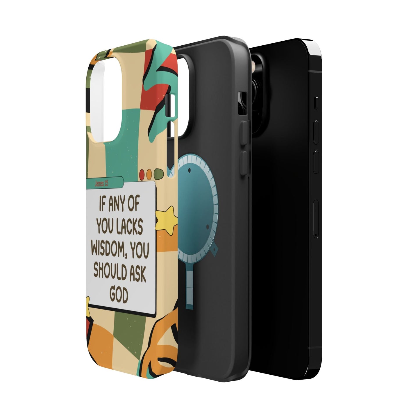 James 1:5 Retro Aesthetic - MagSafe iPhone Case - BOGO Cases