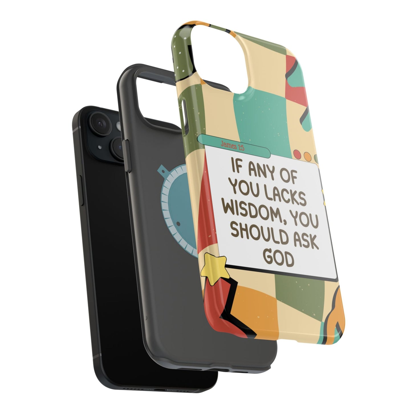 James 1:5 Retro Aesthetic - MagSafe iPhone Case - BOGO Cases