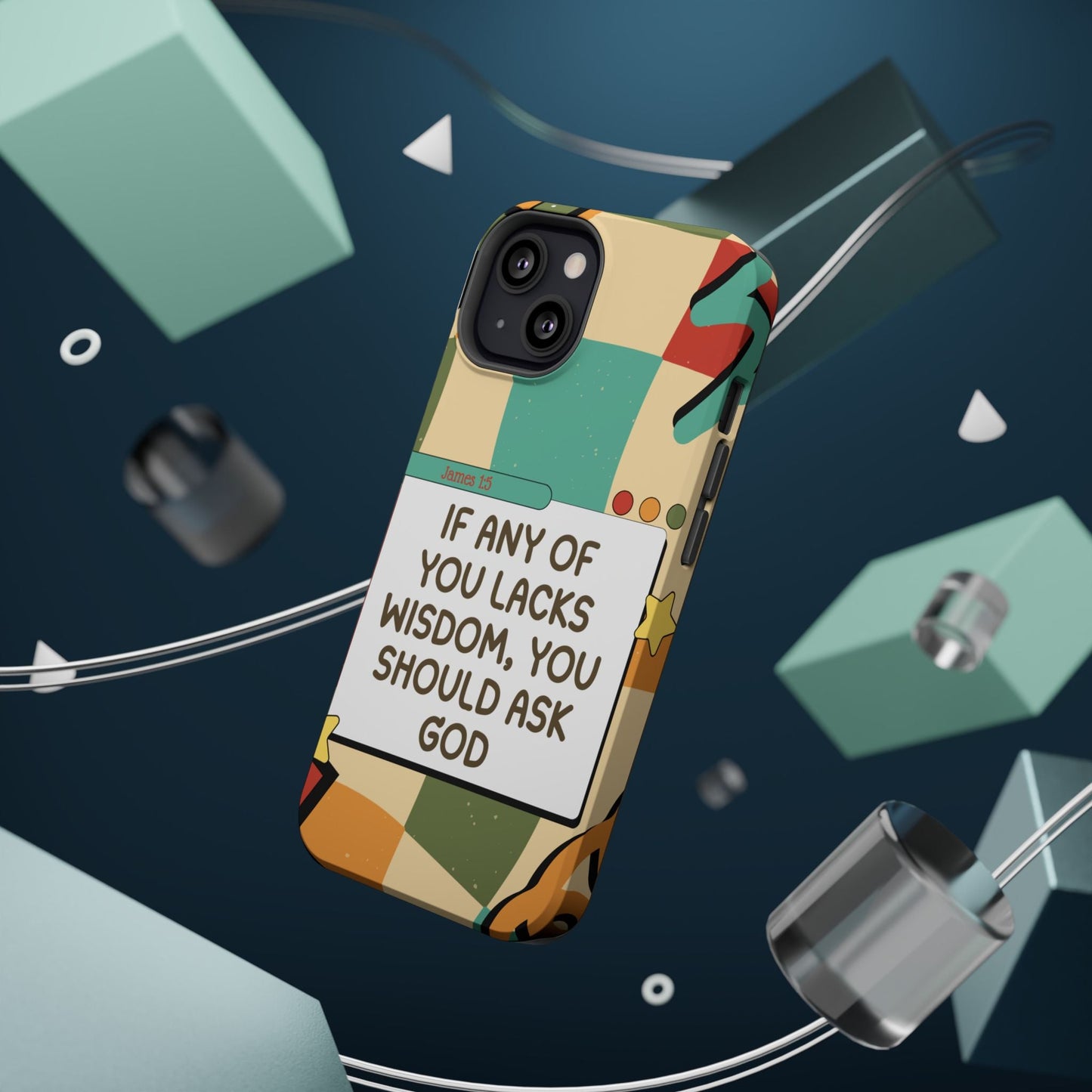James 1:5 Retro Aesthetic - MagSafe iPhone Case - BOGO Cases