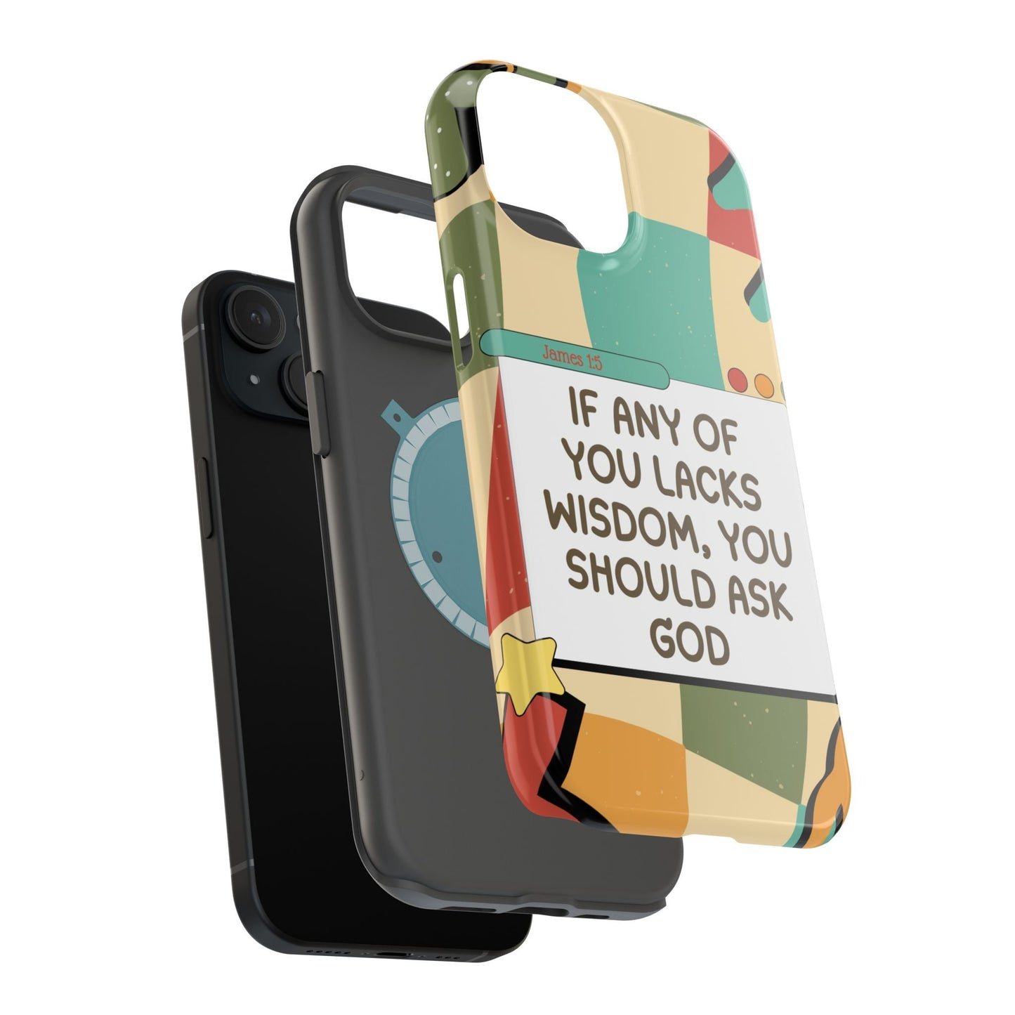 James 1:5 Retro Aesthetic - MagSafe iPhone Case - BOGO Cases