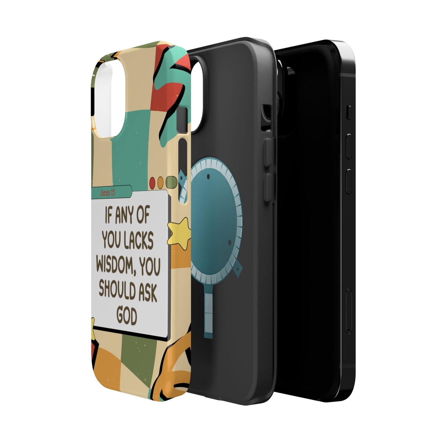 James 1:5 Retro Aesthetic - MagSafe iPhone Case - BOGO Cases