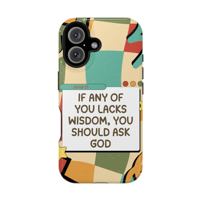 James 1:5 Retro Aesthetic - MagSafe iPhone Case - BOGO Cases