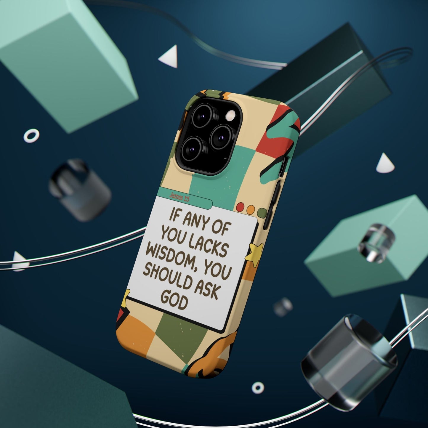 James 1:5 Retro Aesthetic - MagSafe iPhone Case - BOGO Cases