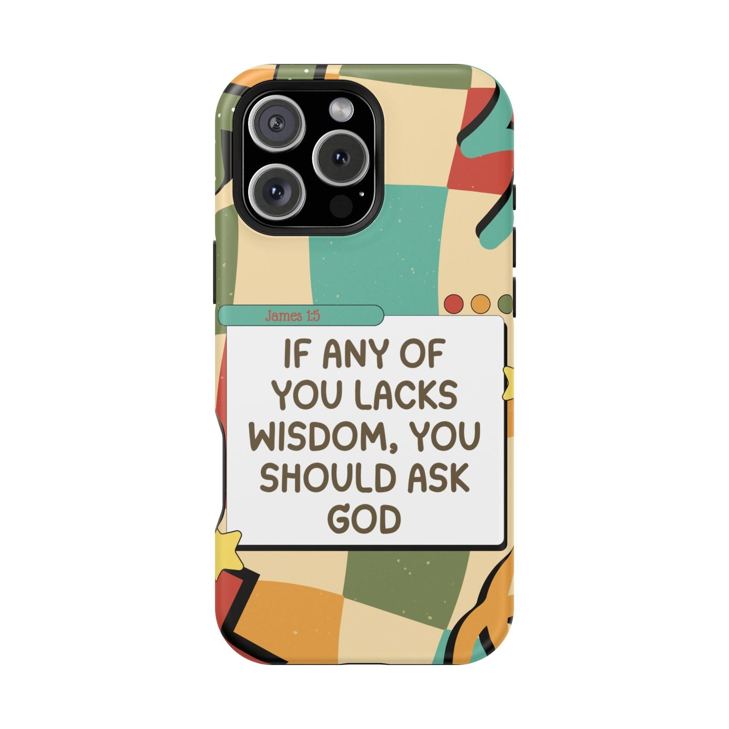 James 1:5 Retro Aesthetic - MagSafe iPhone Case - BOGO Cases