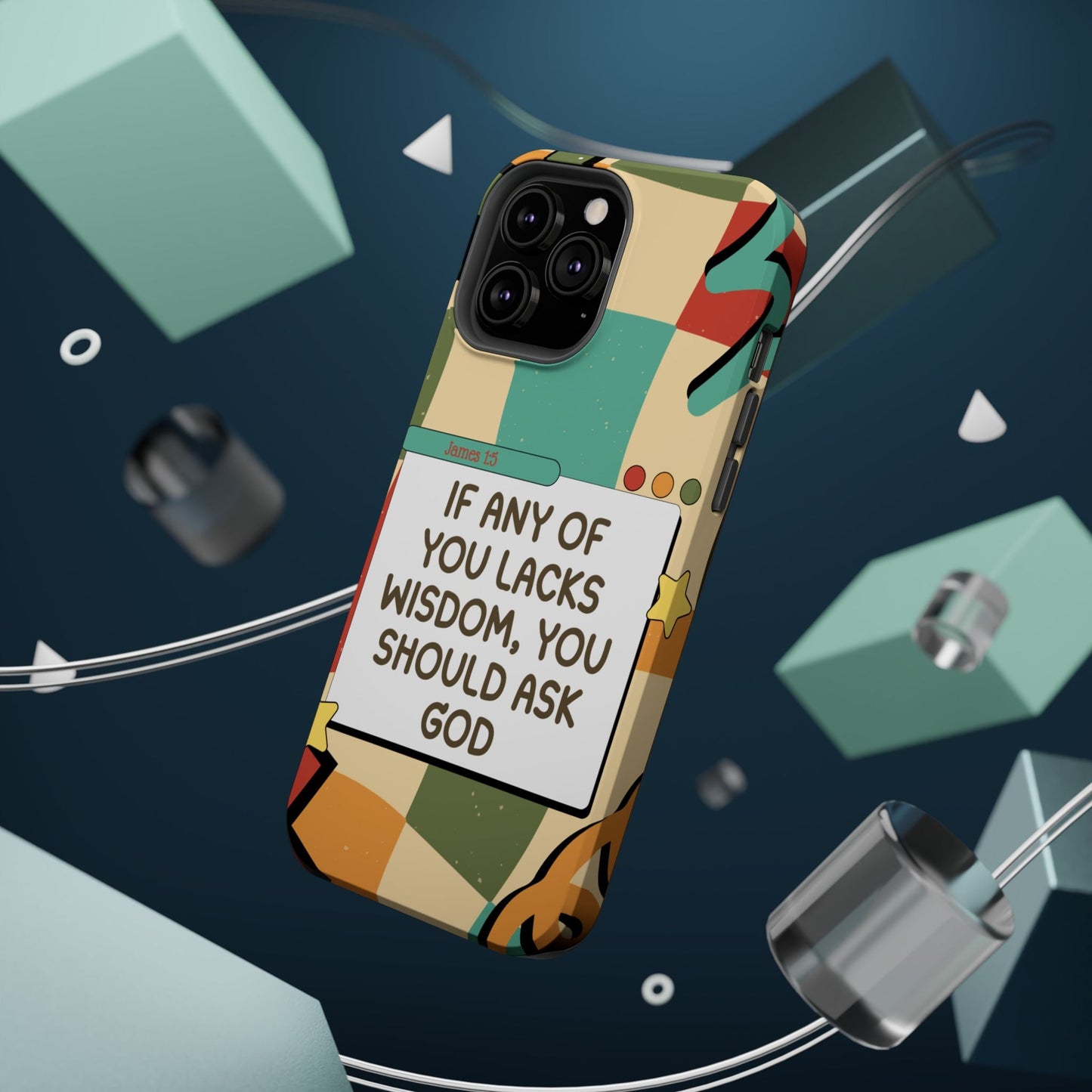 James 1:5 Retro Aesthetic - MagSafe iPhone Case - BOGO Cases
