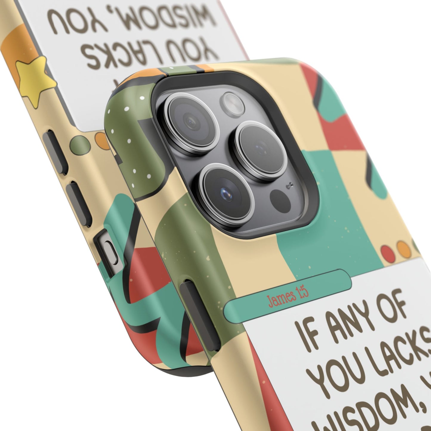 James 1:5 Retro Aesthetic - MagSafe iPhone Case - BOGO Cases