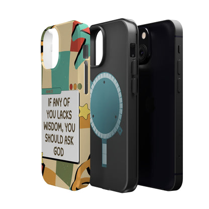 James 1:5 Retro Aesthetic - MagSafe iPhone Case - BOGO Cases