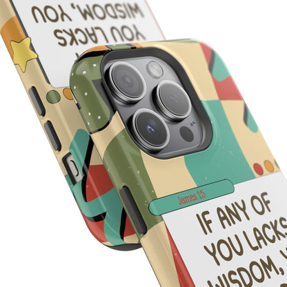 James 1:5 Retro Aesthetic - MagSafe iPhone Case - BOGO Cases
