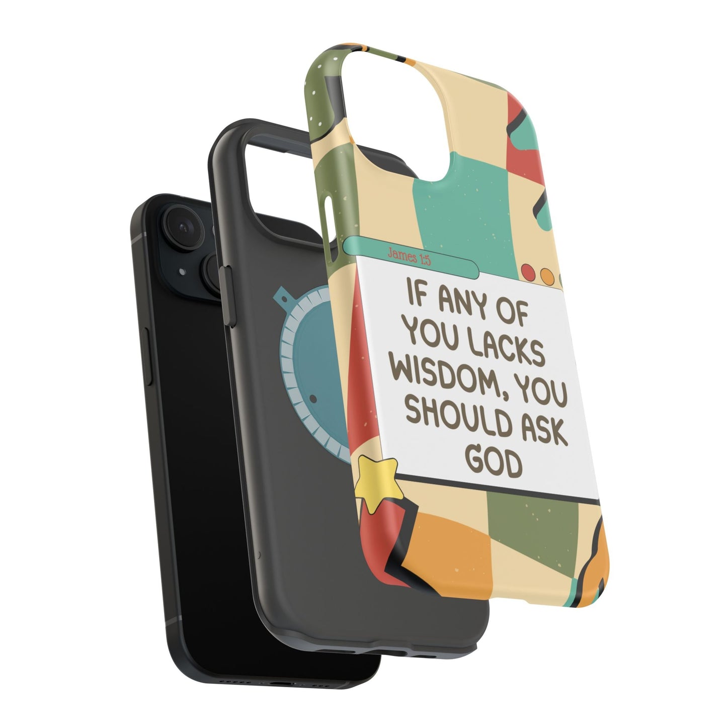 James 1:5 Retro Aesthetic - MagSafe iPhone Case - BOGO Cases