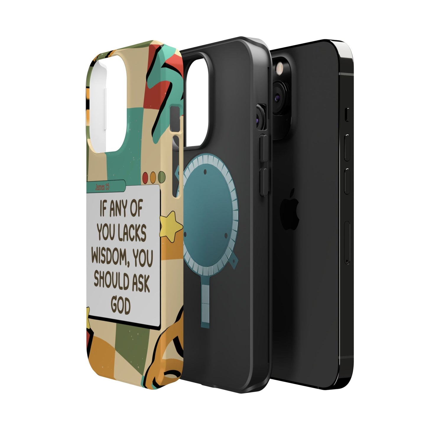 James 1:5 Retro Aesthetic - MagSafe iPhone Case - BOGO Cases