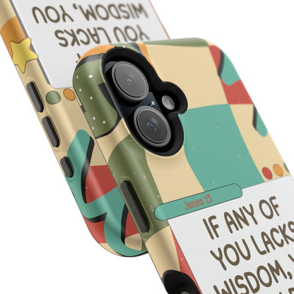 James 1:5 Retro Aesthetic - MagSafe iPhone Case - BOGO Cases