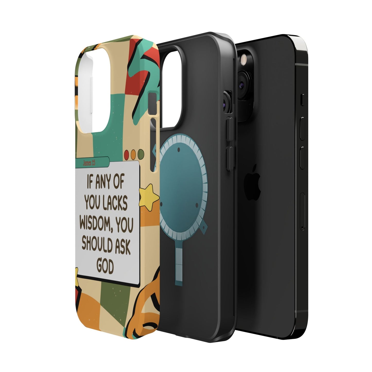 James 1:5 Retro Aesthetic - MagSafe iPhone Case - BOGO Cases