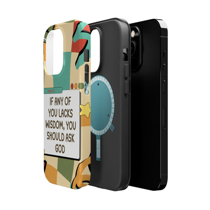 James 1:5 Retro Aesthetic - MagSafe iPhone Case - BOGO Cases
