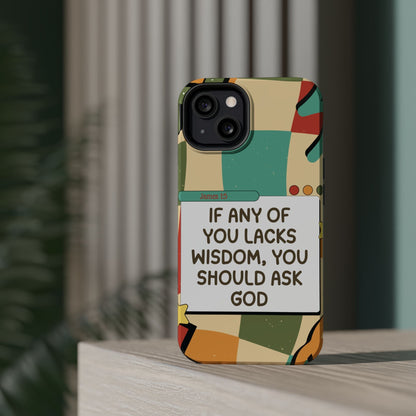 James 1:5 Retro Aesthetic - MagSafe iPhone Case - BOGO Cases