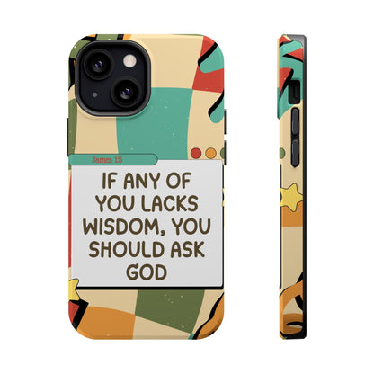 James 1:5 Retro Aesthetic - MagSafe iPhone Case - BOGO Cases