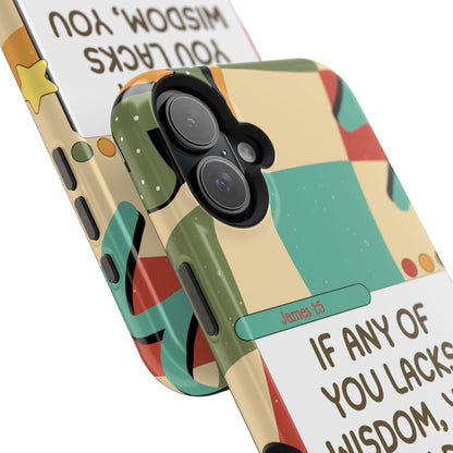 James 1:5 Retro Aesthetic - MagSafe iPhone Case - BOGO Cases