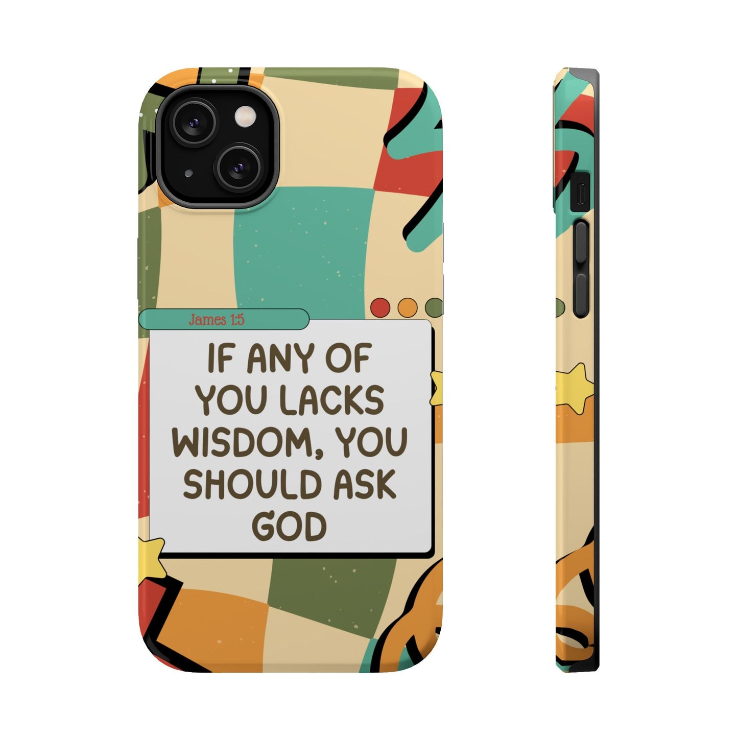 James 1:5 Retro Aesthetic - MagSafe iPhone Case - BOGO Cases