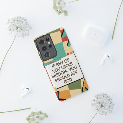 James 1:5 Retro Aesthetic - Samsung Galaxy Case - BOGO Cases