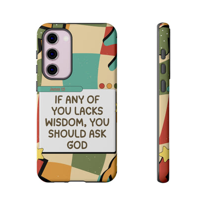 James 1:5 Retro Aesthetic - Samsung Galaxy Case - BOGO Cases