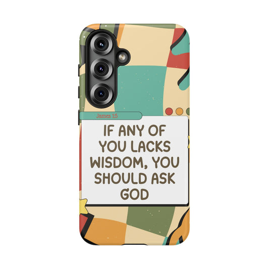 James 1:5 Retro Aesthetic - Samsung Galaxy Case - BOGO Cases