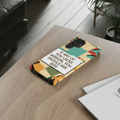 James 1:5 Retro Aesthetic - Samsung Galaxy Case - BOGO Cases