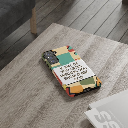 James 1:5 Retro Aesthetic - Samsung Galaxy Case - BOGO Cases
