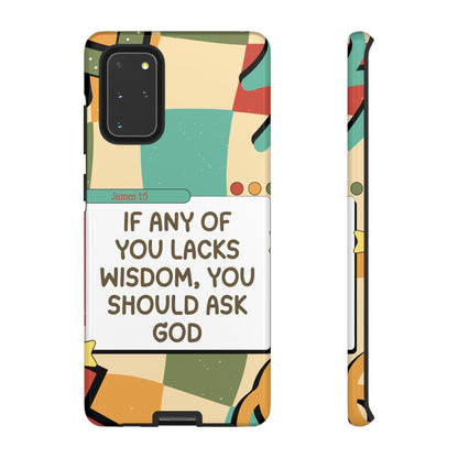 James 1:5 Retro Aesthetic - Samsung Galaxy Case - BOGO Cases