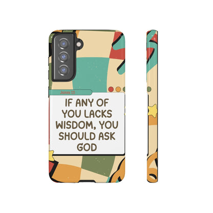 James 1:5 Retro Aesthetic - Samsung Galaxy Case - BOGO Cases