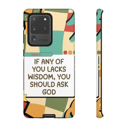 James 1:5 Retro Aesthetic - Samsung Galaxy Case - BOGO Cases