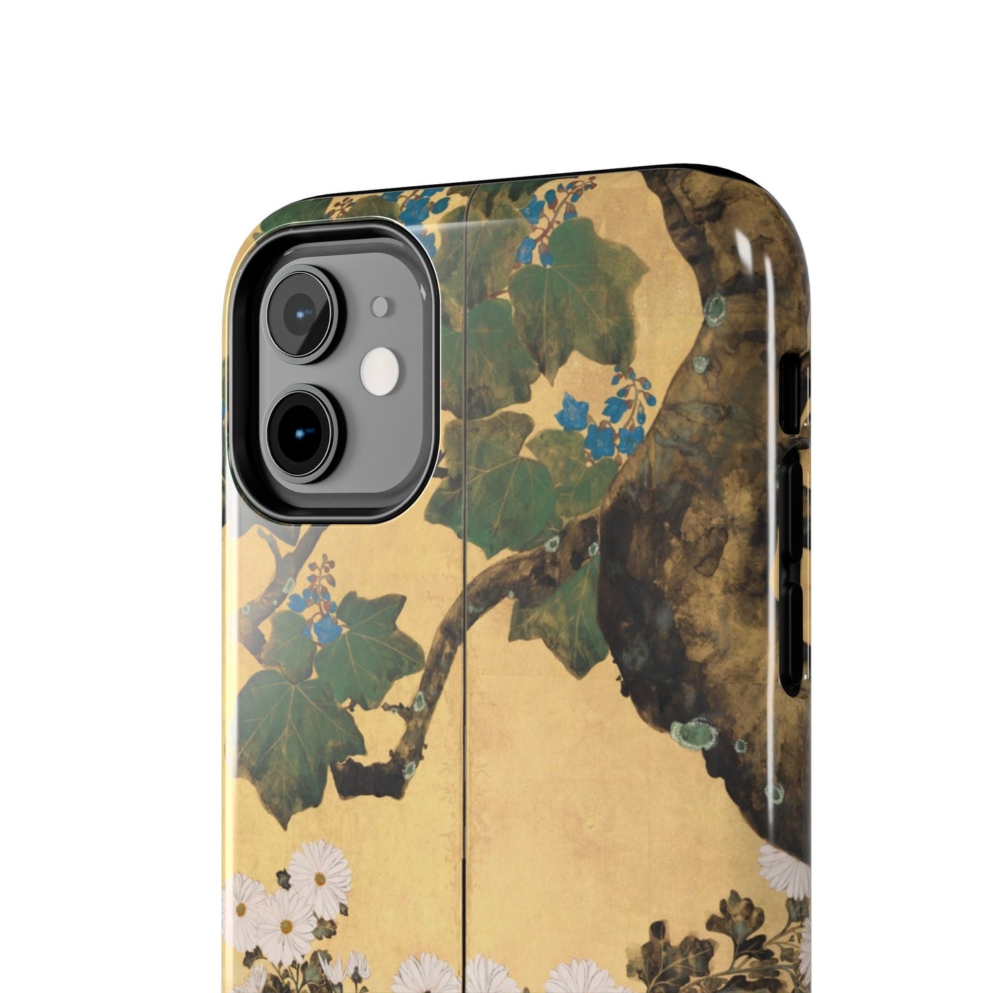 Japanese Gold Leaf Floral Art - iPhone Case, Elegant & Protective - BOGO Cases