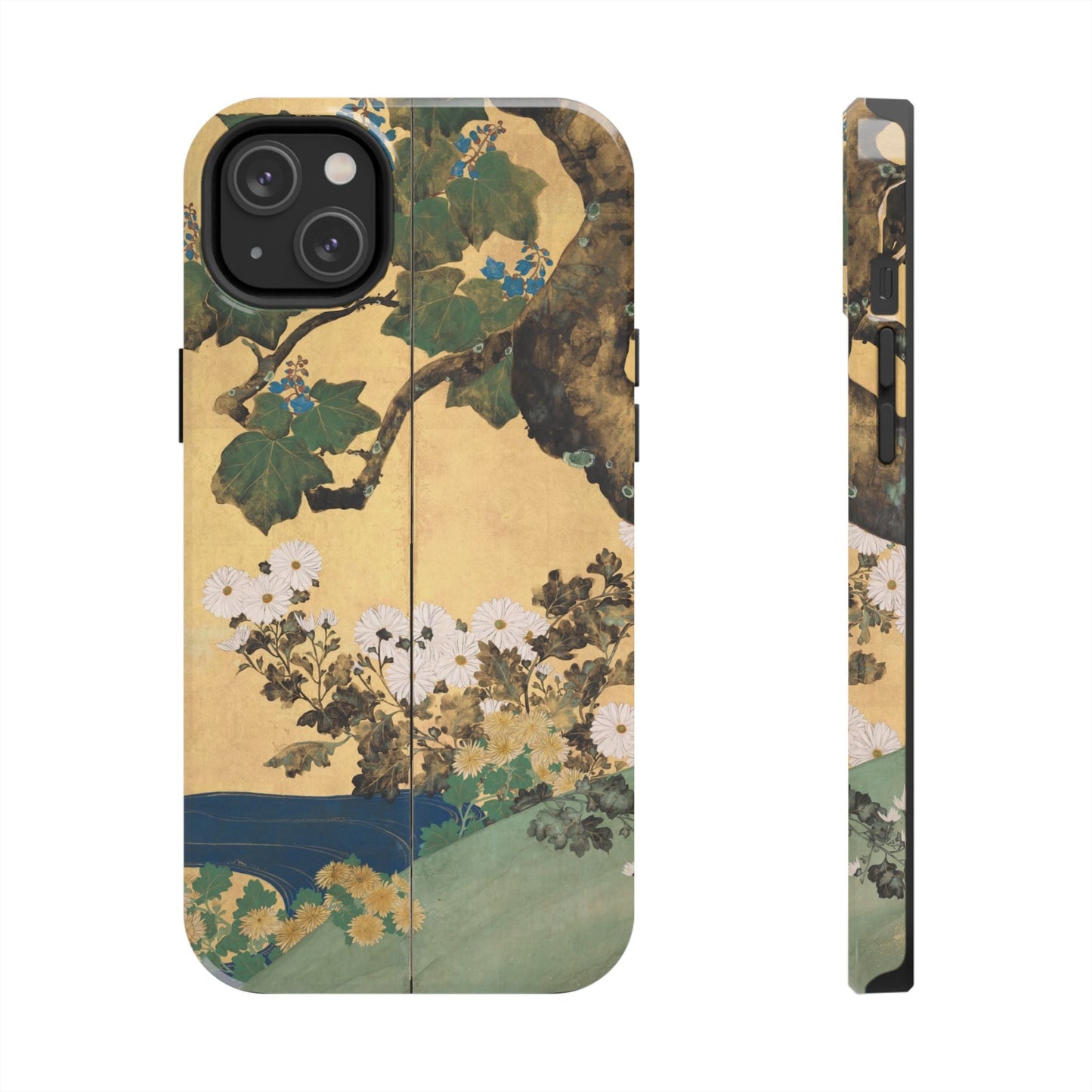 Japanese Gold Leaf Floral Art - iPhone Case, Elegant & Protective - BOGO Cases