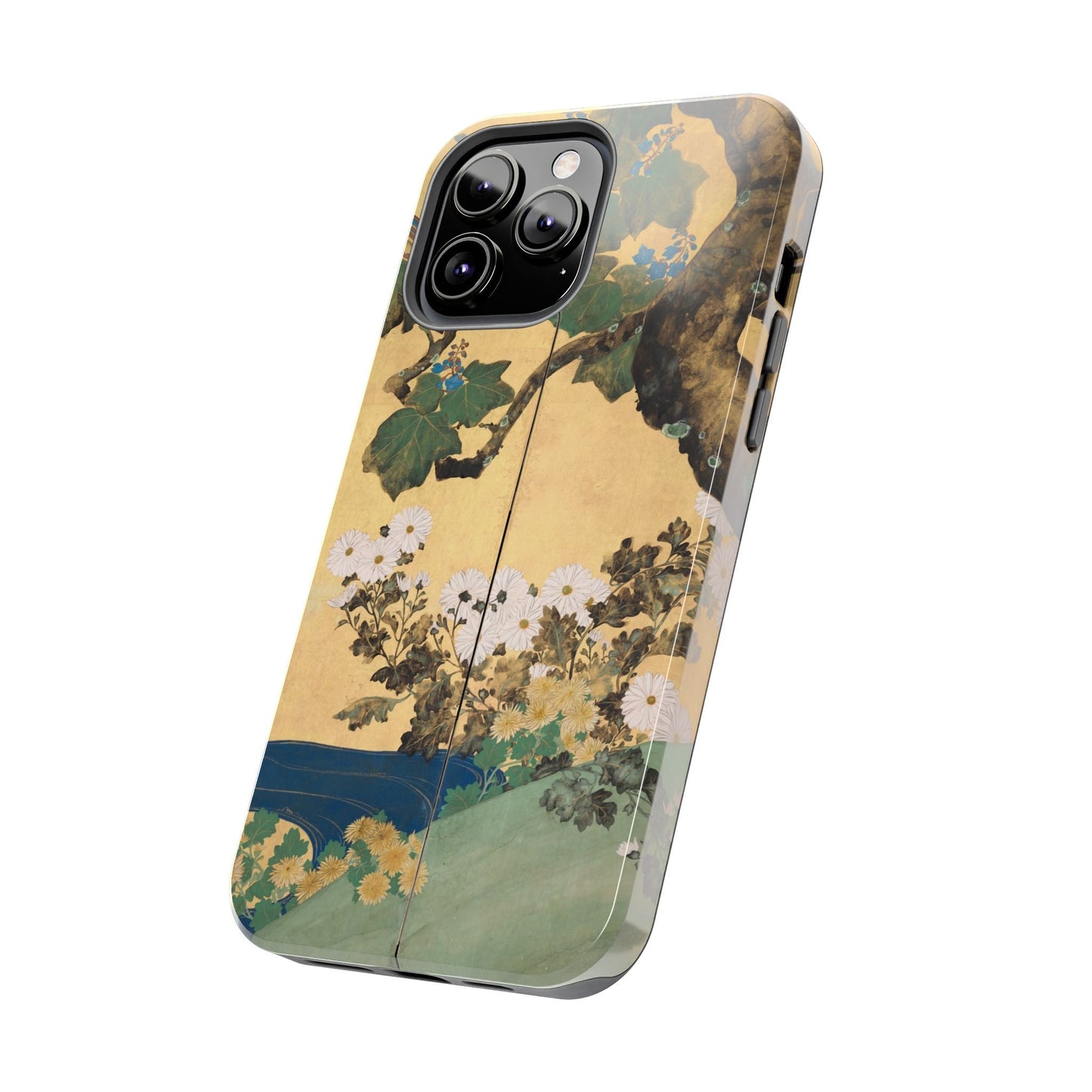 Japanese Gold Leaf Floral Art - iPhone Case, Elegant & Protective - BOGO Cases