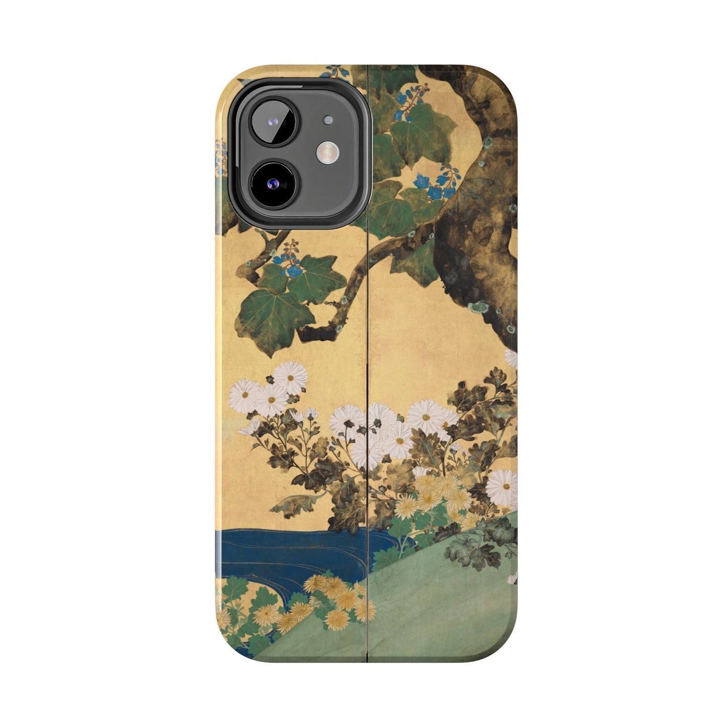 Japanese Gold Leaf Floral Art - iPhone Case, Elegant & Protective - BOGO Cases