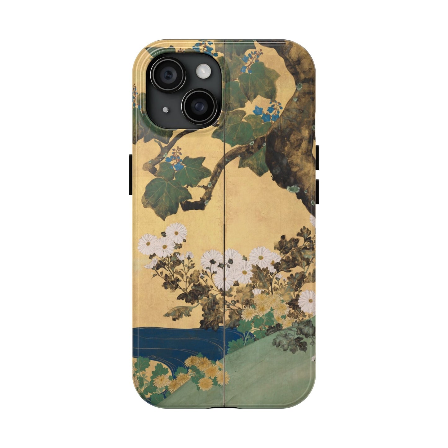Japanese Gold Leaf Floral Art - iPhone Case, Elegant & Protective - BOGO Cases