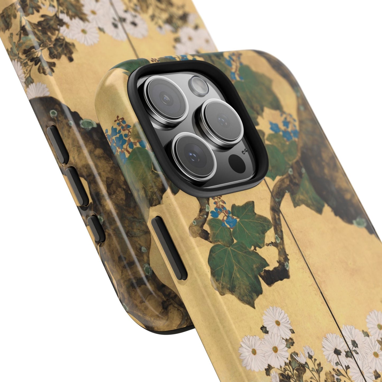 Japanese Gold Leaf Floral Art - iPhone Case, Elegant & Protective - BOGO Cases