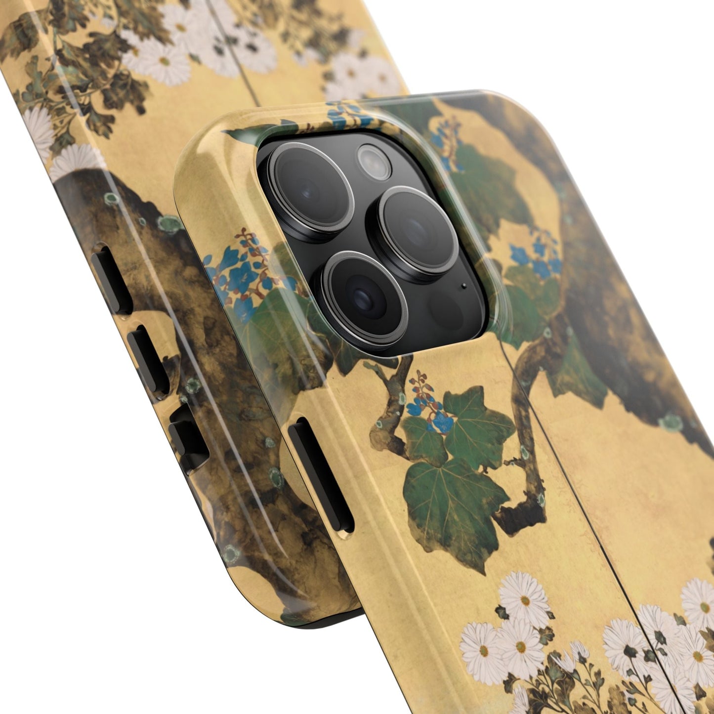 Japanese Gold Leaf Floral Art - iPhone Case, Elegant & Protective - BOGO Cases