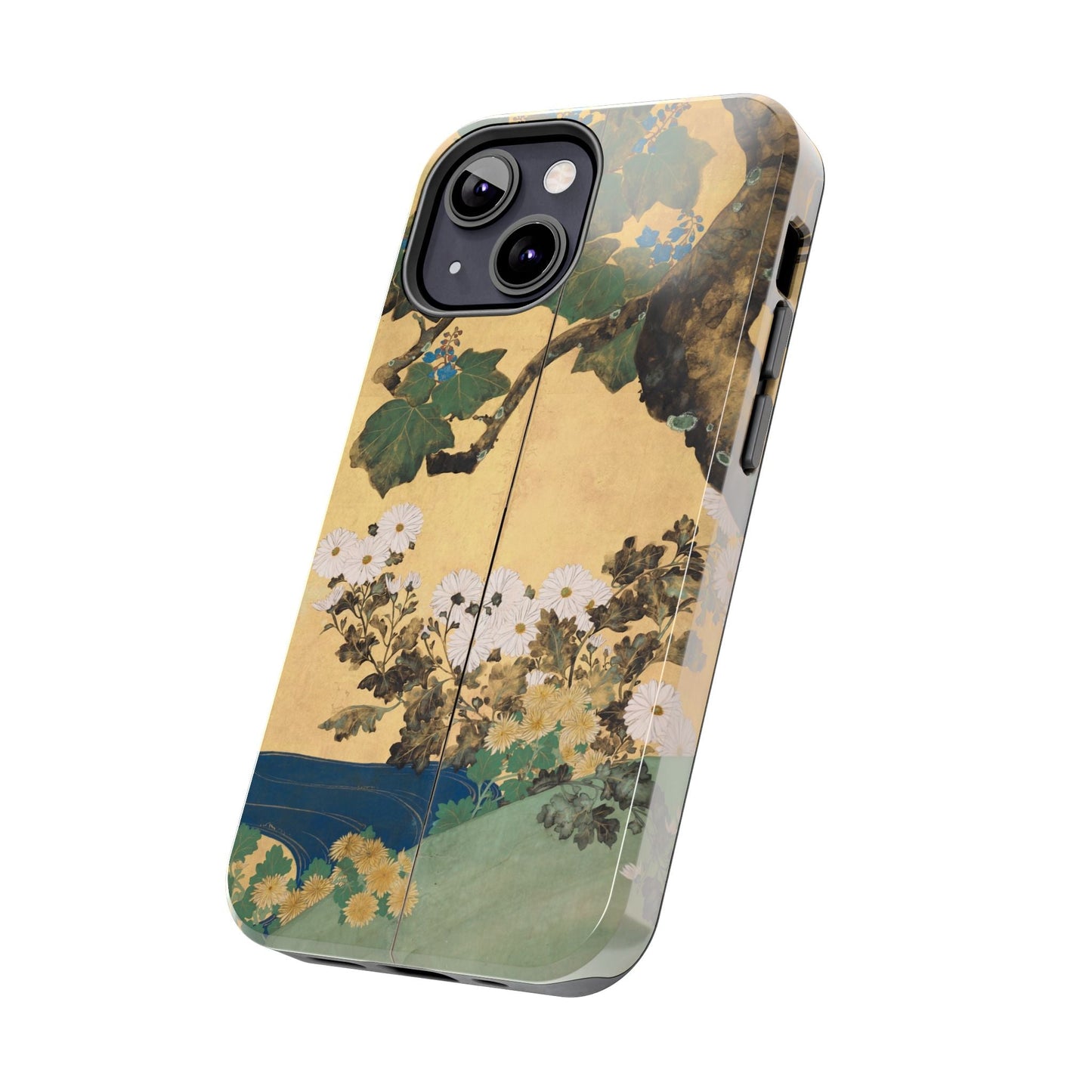 Japanese Gold Leaf Floral Art - iPhone Case, Elegant & Protective - BOGO Cases
