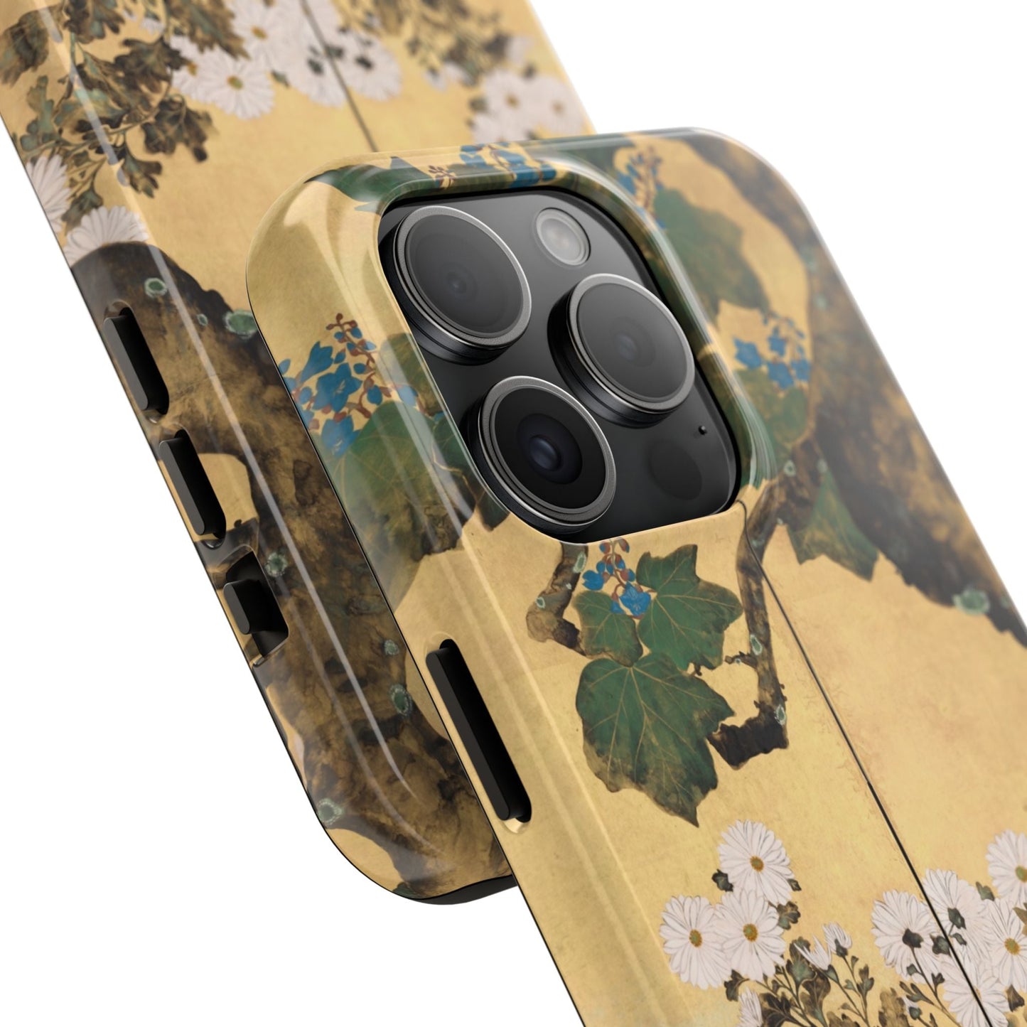 Japanese Gold Leaf Floral Art - iPhone Case, Elegant & Protective - BOGO Cases