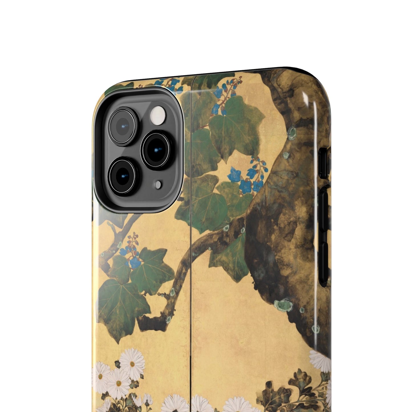 Japanese Gold Leaf Floral Art - iPhone Case, Elegant & Protective - BOGO Cases