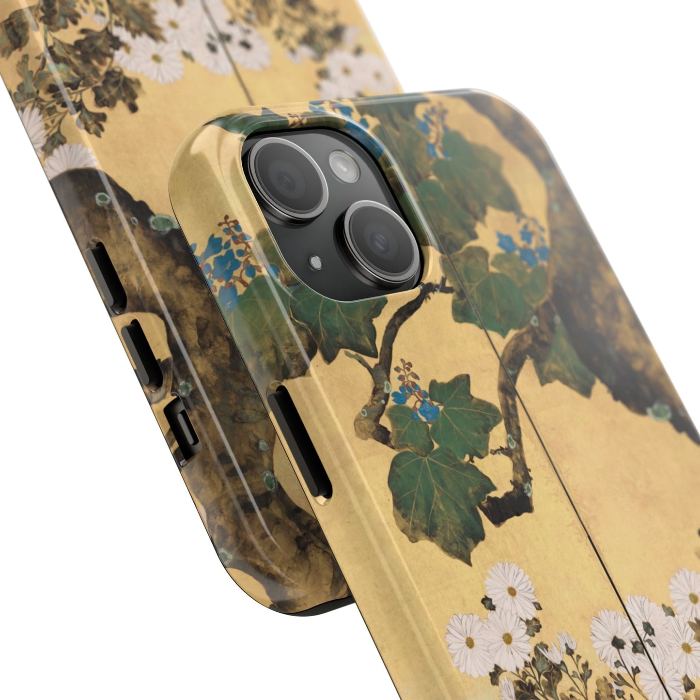 Japanese Gold Leaf Floral Art - iPhone Case, Elegant & Protective - BOGO Cases