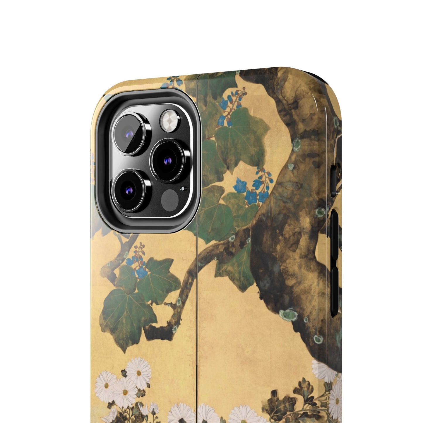 Japanese Gold Leaf Floral Art - iPhone Case, Elegant & Protective - BOGO Cases