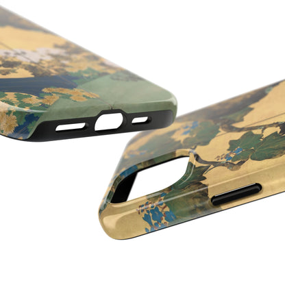Japanese Gold Leaf Floral Art - iPhone Case, Elegant & Protective - BOGO Cases