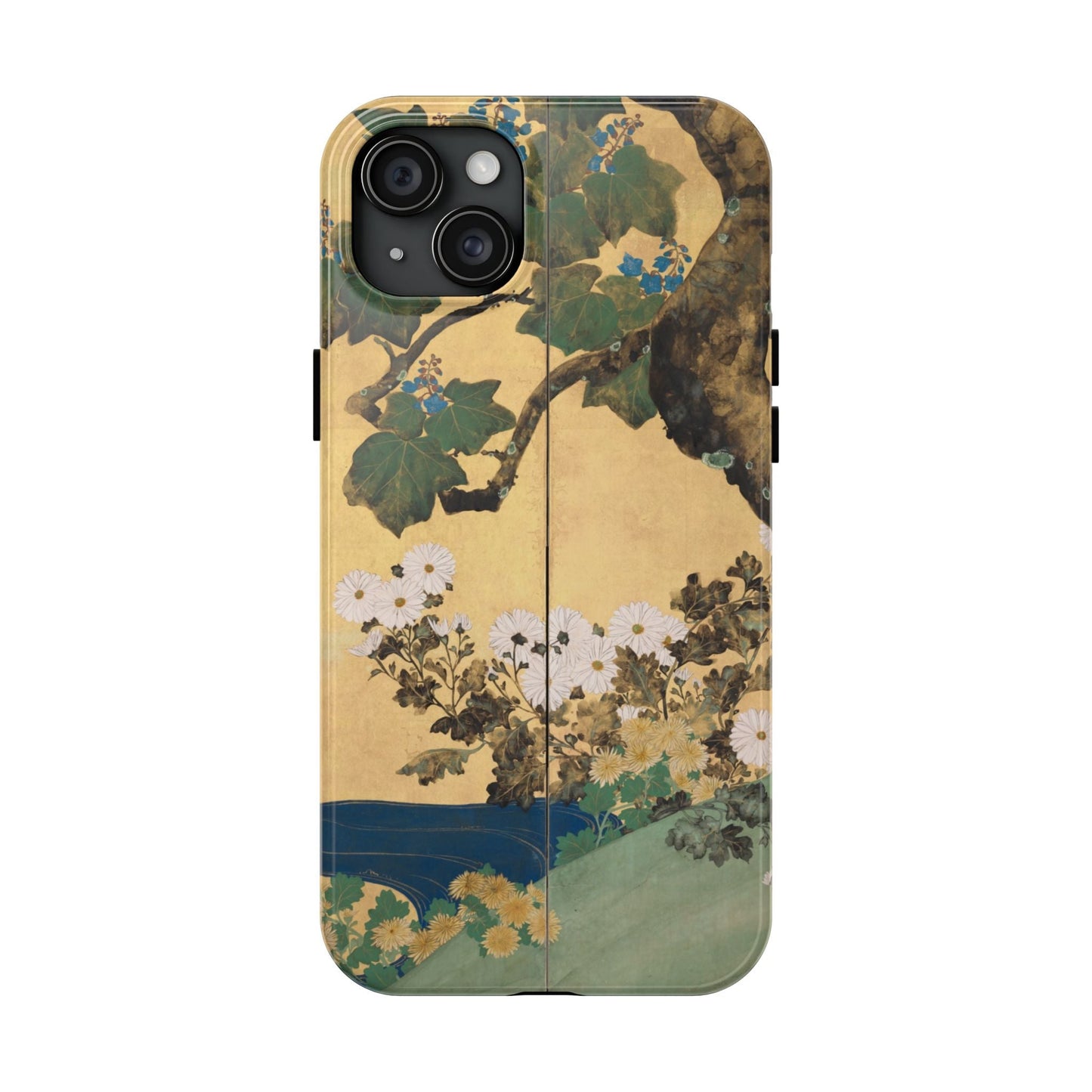 Japanese Gold Leaf Floral Art - iPhone Case, Elegant & Protective - BOGO Cases