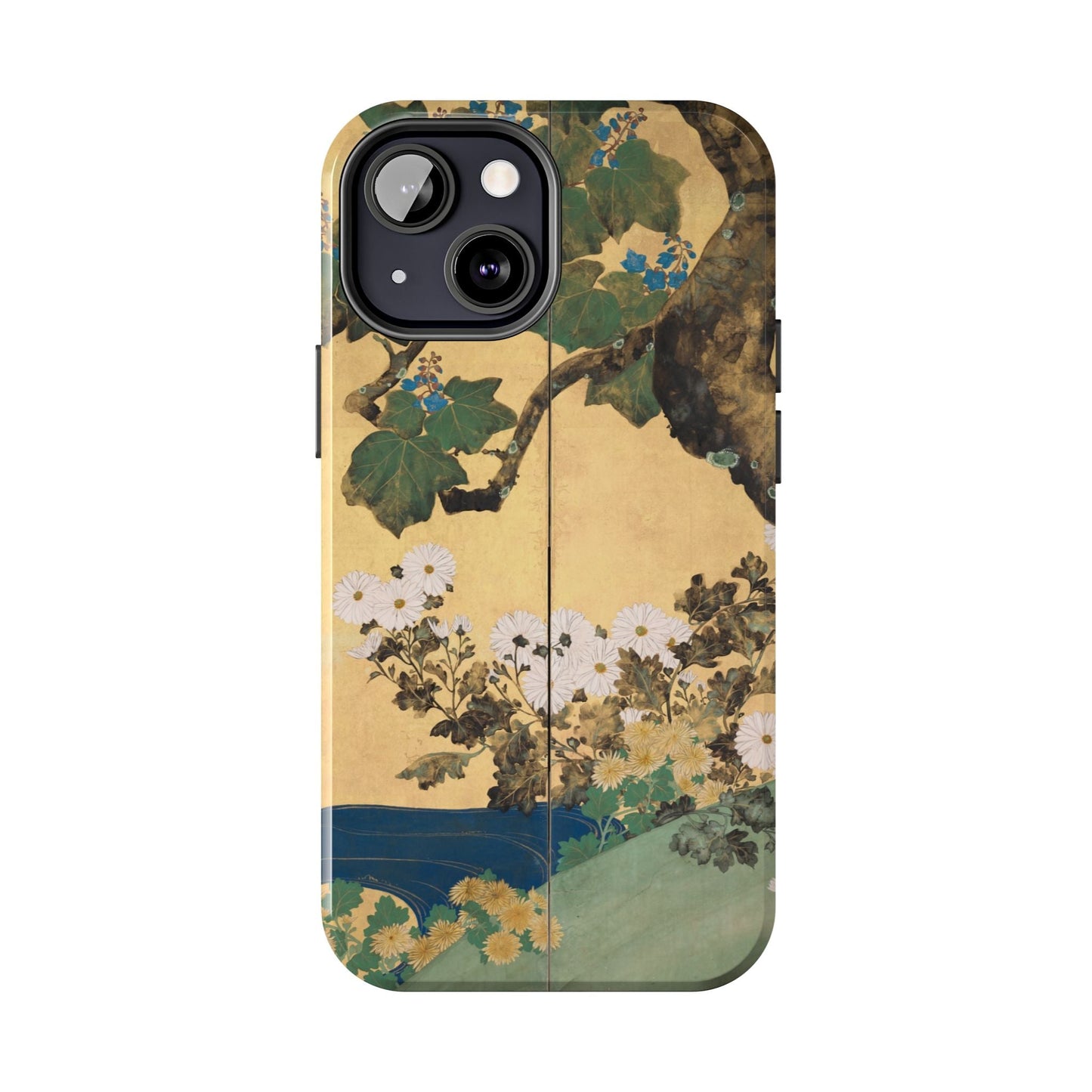 Japanese Gold Leaf Floral Art - iPhone Case, Elegant & Protective - BOGO Cases