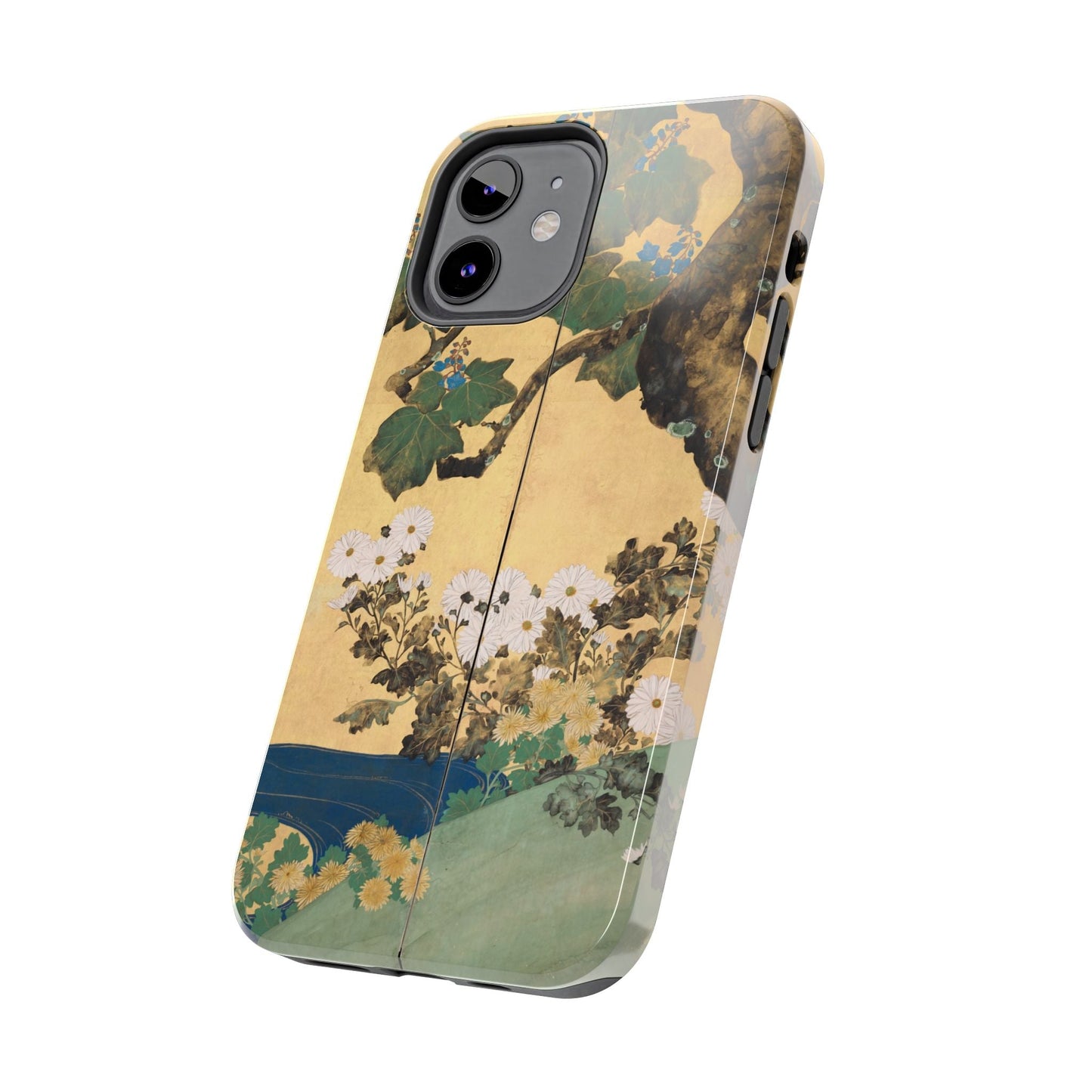 Japanese Gold Leaf Floral Art - iPhone Case, Elegant & Protective - BOGO Cases