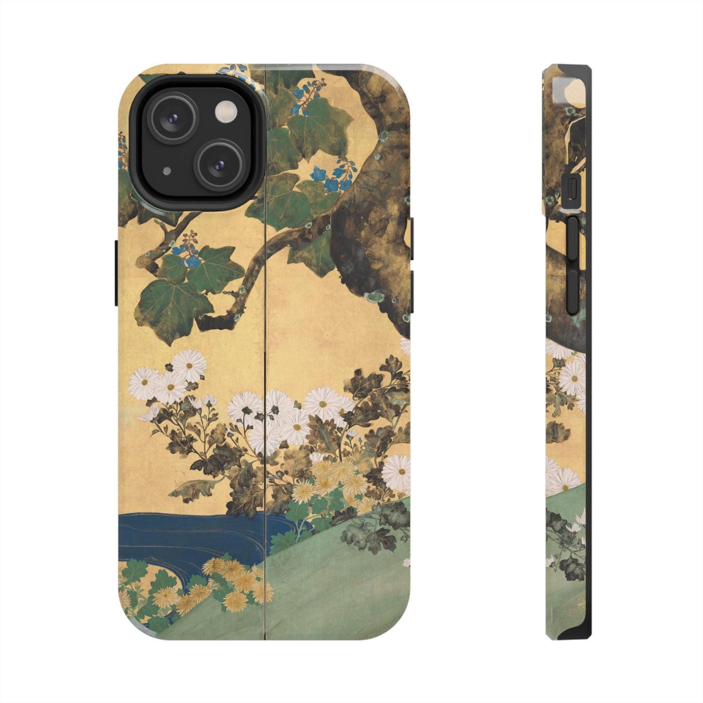 Japanese Gold Leaf Floral Art - iPhone Case, Elegant & Protective - BOGO Cases