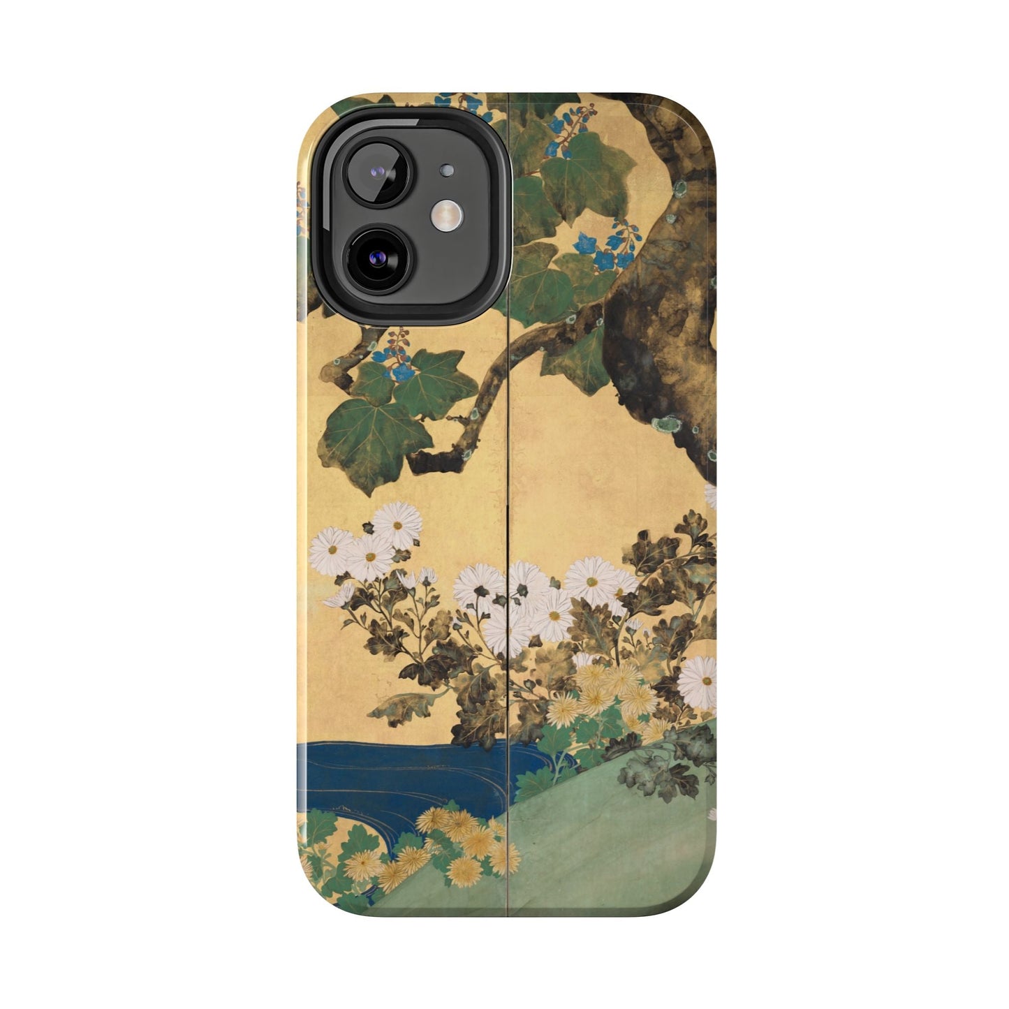 Japanese Gold Leaf Floral Art - iPhone Case, Elegant & Protective - BOGO Cases