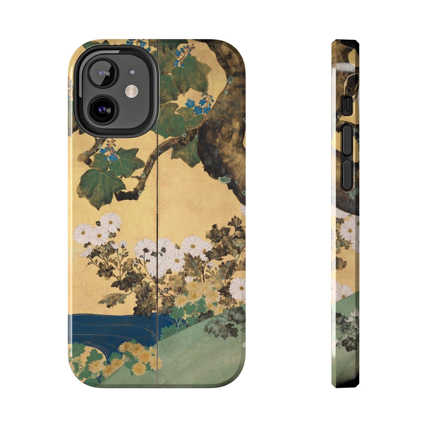 Japanese Gold Leaf Floral Art - iPhone Case, Elegant & Protective - BOGO Cases