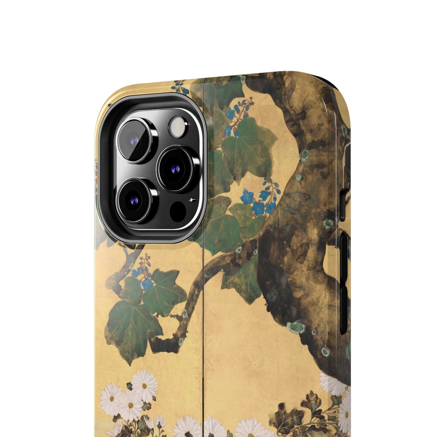 Japanese Gold Leaf Floral Art - iPhone Case, Elegant & Protective - BOGO Cases